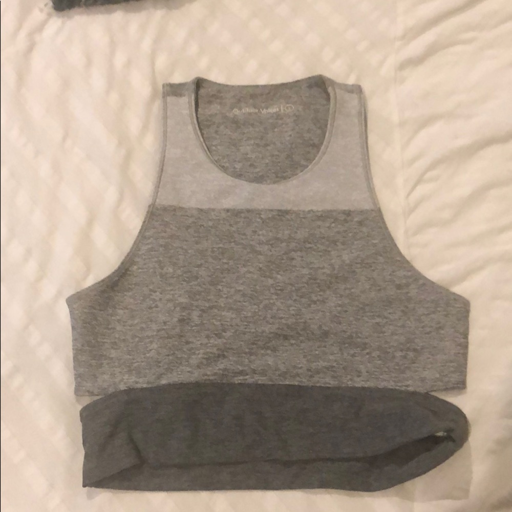Outdoor voices open back sports bra/crop top